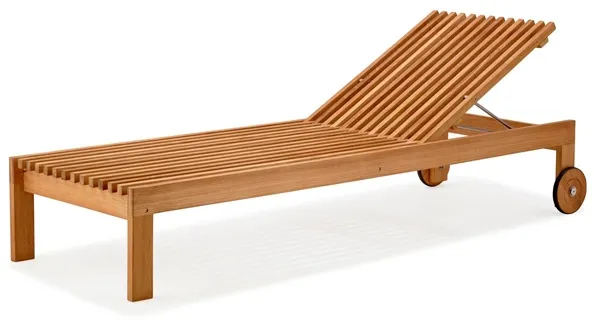 Cane-Line Amaze Sonnenliege - Teak - ohne Kissen