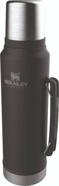 Stanley Thermosflasche "Classic" Matt Schwarz 1 Liter